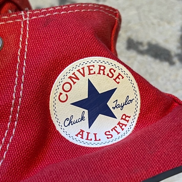 Red Converse - Picture 3 of 3